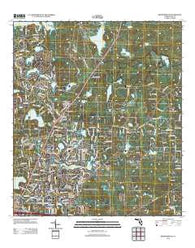 Bradfordville Florida Historical topographic map, 1:24000 scale, 7.5 X 7.5 Minute, Year 2012