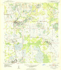 Bradley Junction Florida Historical topographic map, 1:24000 scale, 7.5 X 7.5 Minute, Year 1950
