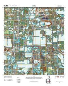 Bradley Junction Florida Historical topographic map, 1:24000 scale, 7.5 X 7.5 Minute, Year 2012