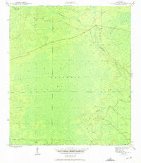 Bradwell Bay Florida Historical topographic map, 1:24000 scale, 7.5 X 7.5 Minute, Year 1945