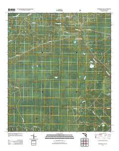 Bradwell Bay Florida Historical topographic map, 1:24000 scale, 7.5 X 7.5 Minute, Year 2012