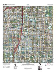 Brandon Florida Historical topographic map, 1:24000 scale, 7.5 X 7.5 Minute, Year 2012