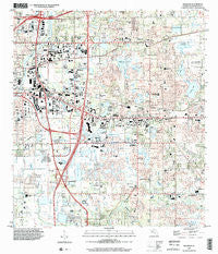 Brandon Florida Historical topographic map, 1:24000 scale, 7.5 X 7.5 Minute, Year 1999