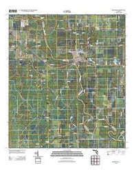 Branford Florida Historical topographic map, 1:24000 scale, 7.5 X 7.5 Minute, Year 2012