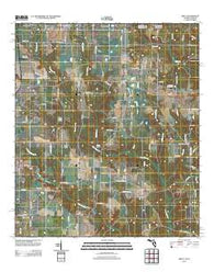 Bratt Florida Historical topographic map, 1:24000 scale, 7.5 X 7.5 Minute, Year 2012
