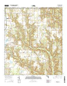 Bratt Florida Current topographic map, 1:24000 scale, 7.5 X 7.5 Minute, Year 2015