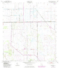 Brighton NW Florida Historical topographic map, 1:24000 scale, 7.5 X 7.5 Minute, Year 1953