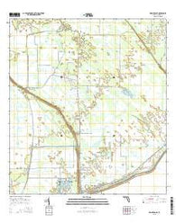 Brighton SE Florida Current topographic map, 1:24000 scale, 7.5 X 7.5 Minute, Year 2015