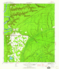 Bristol Florida Historical topographic map, 1:24000 scale, 7.5 X 7.5 Minute, Year 1945