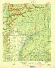 Bristol Florida Historical topographic map, 1:31680 scale, 7.5 X 7.5 Minute, Year 1945