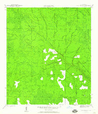 Broad Branch Florida Historical topographic map, 1:24000 scale, 7.5 X 7.5 Minute, Year 1945