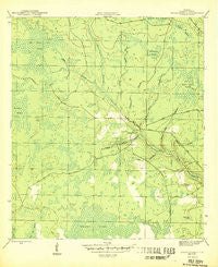 Broad Branch Florida Historical topographic map, 1:31680 scale, 7.5 X 7.5 Minute, Year 1945