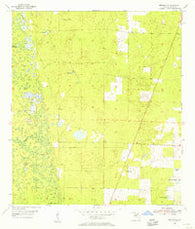 Bronson SE Florida Historical topographic map, 1:24000 scale, 7.5 X 7.5 Minute, Year 1955