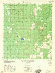 Bronson SE Florida Historical topographic map, 1:25000 scale, 7.5 X 7.5 Minute, Year 1957