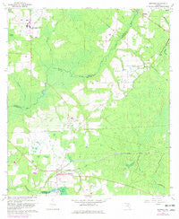 Brooker Florida Historical topographic map, 1:24000 scale, 7.5 X 7.5 Minute, Year 1966