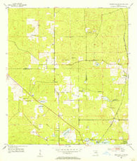 Brooksville NW Florida Historical topographic map, 1:24000 scale, 7.5 X 7.5 Minute, Year 1954