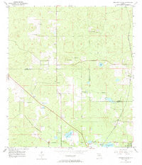 Brooksville NW Florida Historical topographic map, 1:24000 scale, 7.5 X 7.5 Minute, Year 1954