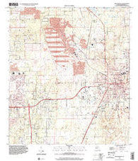 Brooksville Florida Historical topographic map, 1:24000 scale, 7.5 X 7.5 Minute, Year 1998