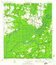 Bruce Florida Historical topographic map, 1:24000 scale, 7.5 X 7.5 Minute, Year 1945