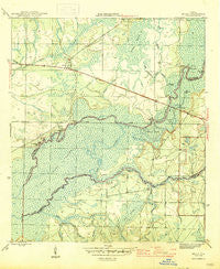 Bruce Florida Historical topographic map, 1:31680 scale, 7.5 X 7.5 Minute, Year 1945