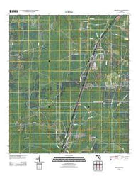 Bryceville Florida Historical topographic map, 1:24000 scale, 7.5 X 7.5 Minute, Year 2012