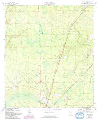 Bryceville Florida Historical topographic map, 1:24000 scale, 7.5 X 7.5 Minute, Year 1964