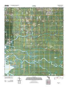 Bunker Florida Historical topographic map, 1:24000 scale, 7.5 X 7.5 Minute, Year 2012