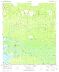 Bunker Florida Historical topographic map, 1:24000 scale, 7.5 X 7.5 Minute, Year 1970