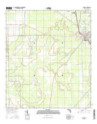 Bunnell Florida Current topographic map, 1:24000 scale, 7.5 X 7.5 Minute, Year 2015