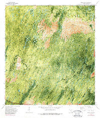 Burns Lake Florida Historical topographic map, 1:24000 scale, 7.5 X 7.5 Minute, Year 1972