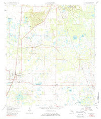 Bushnell Florida Historical topographic map, 1:24000 scale, 7.5 X 7.5 Minute, Year 1958