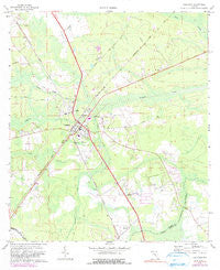 Callahan Florida Historical topographic map, 1:24000 scale, 7.5 X 7.5 Minute, Year 1970