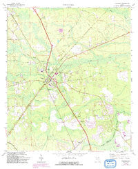 Callahan Florida Historical topographic map, 1:24000 scale, 7.5 X 7.5 Minute, Year 1970