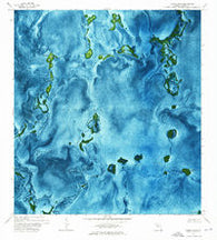 Calusa Keys Florida Historical topographic map, 1:24000 scale, 7.5 X 7.5 Minute, Year 1972