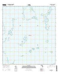 Calusa Keys Florida Current topographic map, 1:24000 scale, 7.5 X 7.5 Minute, Year 2015