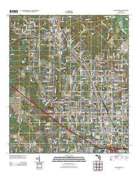 Cantonment Florida Historical topographic map, 1:24000 scale, 7.5 X 7.5 Minute, Year 2012