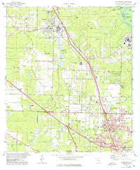 Cantonment Florida Historical topographic map, 1:24000 scale, 7.5 X 7.5 Minute, Year 1978