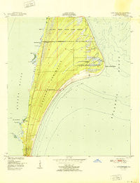 Cape Canaveral Florida Historical topographic map, 1:24000 scale, 7.5 X 7.5 Minute, Year 1951