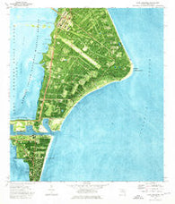 Cape Canaveral Florida Historical topographic map, 1:24000 scale, 7.5 X 7.5 Minute, Year 1976