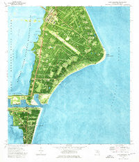 Cape Canaveral Florida Historical topographic map, 1:24000 scale, 7.5 X 7.5 Minute, Year 1976