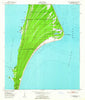 Cape Canaveral Florida Historical topographic map, 1:24000 scale, 7.5 X 7.5 Minute, Year 1951