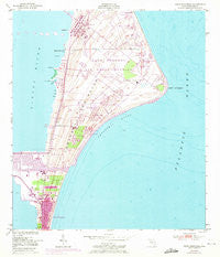 Cape Canaveral Florida Historical topographic map, 1:24000 scale, 7.5 X 7.5 Minute, Year 1951