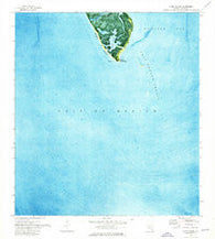 Cape Romano Florida Historical topographic map, 1:24000 scale, 7.5 X 7.5 Minute, Year 1973