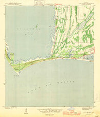 Cape San Blas Florida Historical topographic map, 1:31680 scale, 7.5 X 7.5 Minute, Year 1943
