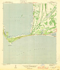 Cape San Blas Florida Historical topographic map, 1:31680 scale, 7.5 X 7.5 Minute, Year 1943