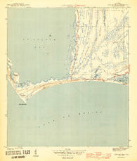 Cape San Blas Florida Historical topographic map, 1:31680 scale, 7.5 X 7.5 Minute, Year 1943