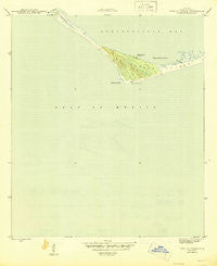 Cape St. George Florida Historical topographic map, 1:31680 scale, 7.5 X 7.5 Minute, Year 1945