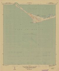 Cape St. George Florida Historical topographic map, 1:31680 scale, 7.5 X 7.5 Minute, Year 1945