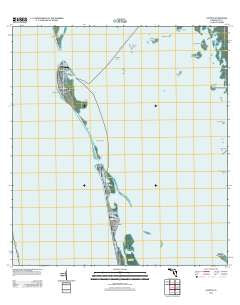 Captiva Florida Historical topographic map, 1:24000 scale, 7.5 X 7.5 Minute, Year 2012