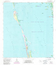 Captiva Florida Historical topographic map, 1:24000 scale, 7.5 X 7.5 Minute, Year 1958